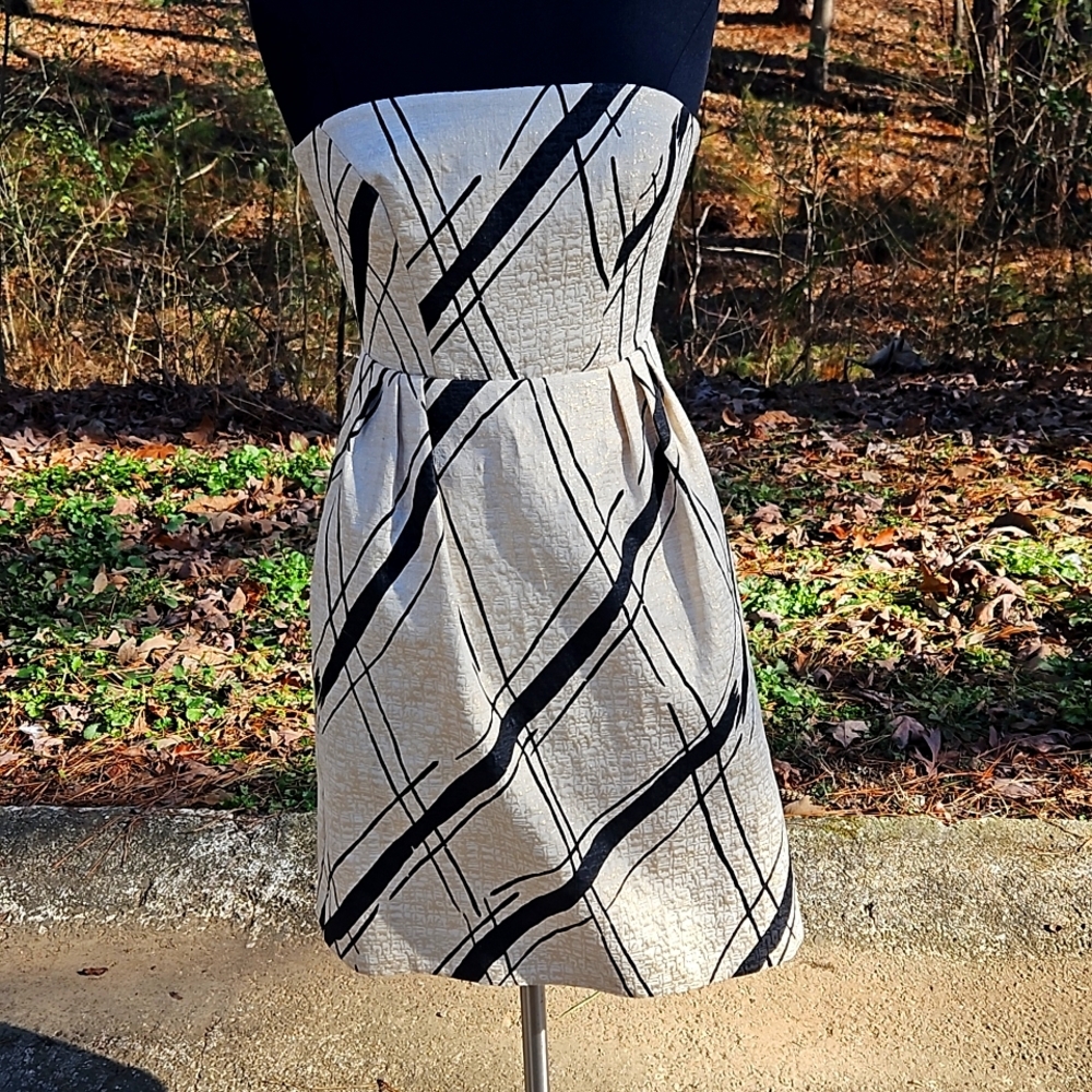 Anthropologie Girls From Savoy Champagne Cocktail Dress